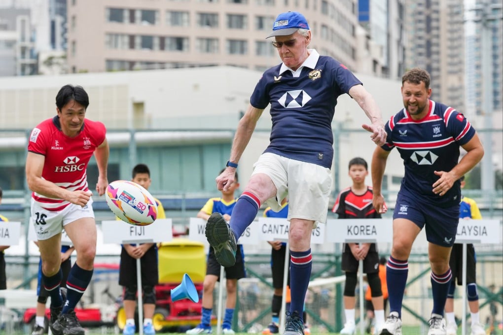 Former Hong Kong rugby captain Bob Lloyd competed in the first Sevens edition that kicked off at the Football Club on March 28, 1976. Photo: Karma Lo