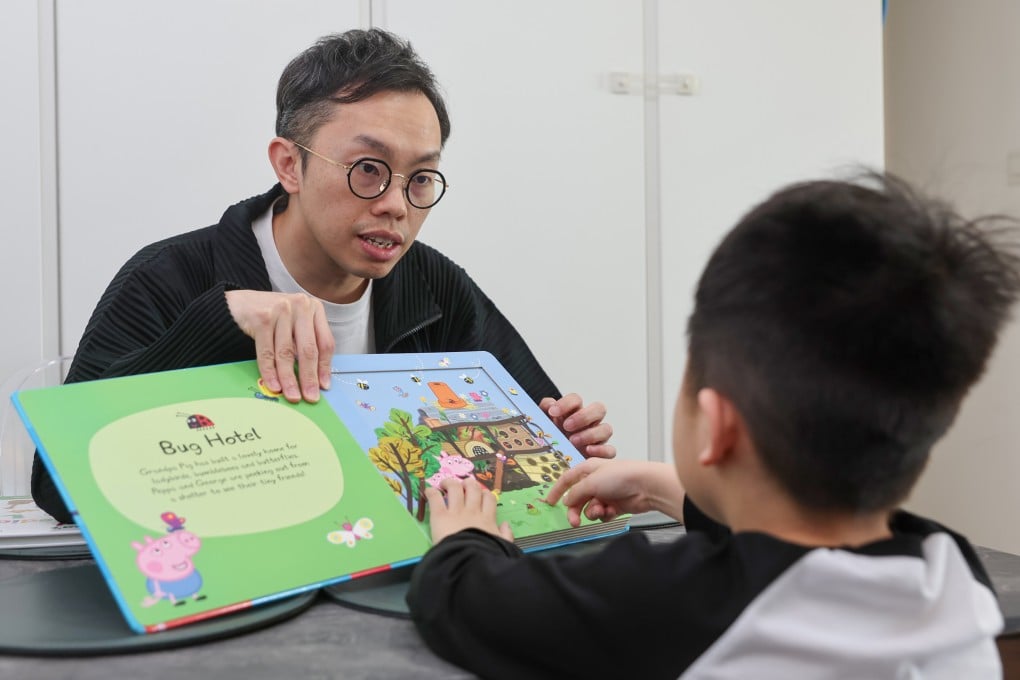 Raymond Lam says caring for his five-year-old autistic son requires his full attention. Photo: Edmond So