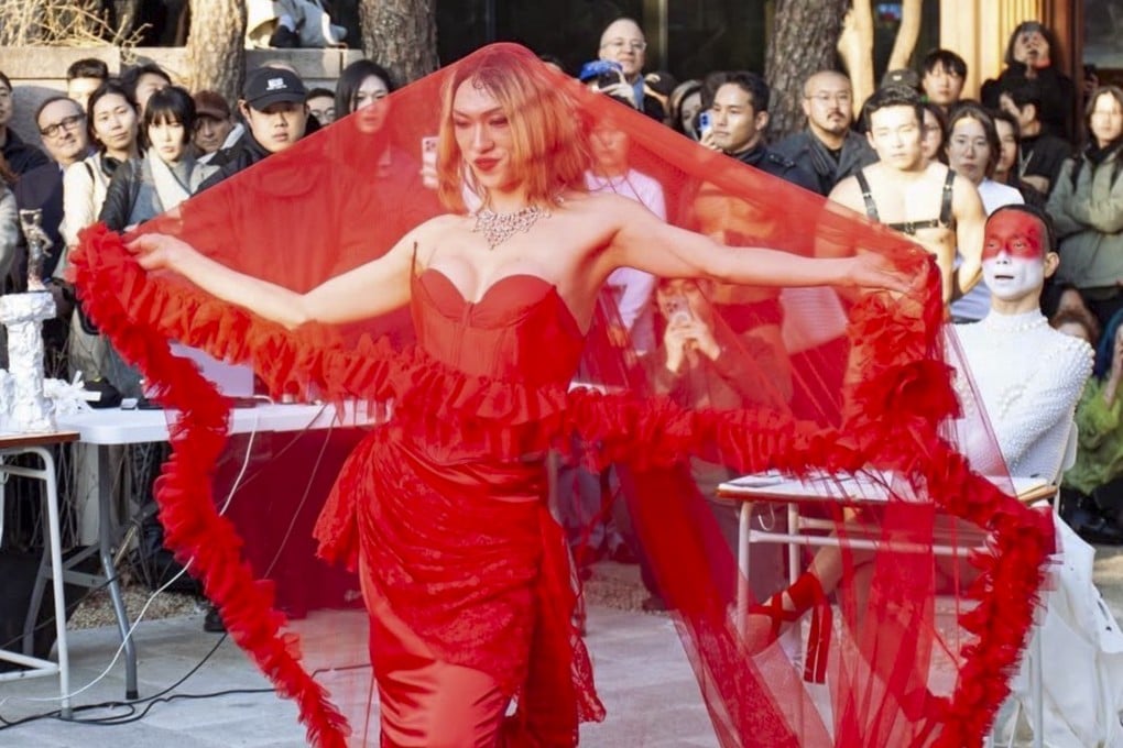 Artists perform during the opening ceremony of “Spectrosynthesis Seoul” in South Korea, an exhibition at Art Sonje Centre featuring the works of 74 artists with links to the LGBTQ community that runs until June 28. Photo: Instagram/artsonje_center