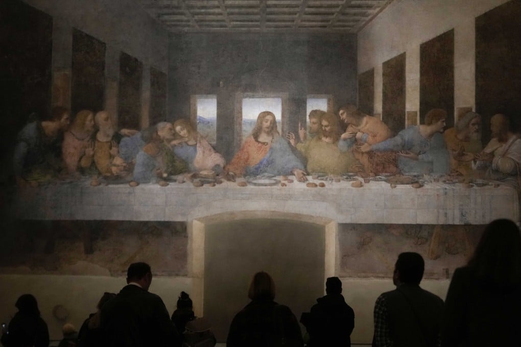 Visitors admire Leonardo da Vinci’s The Last Supper at the convent next to the sanctuary of Santa Maria delle Grazie, in Milan, Italy, in 2024. Photo: AP