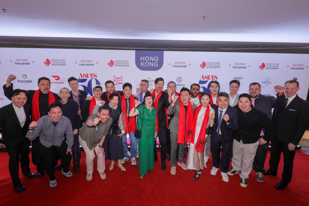 Hong Kong’s leading chefs and restaurateurs come together to celebrate the local restaurants selected for the Asia’s 50 Best Restaurants 2026 list, highlighting the city’s culinary excellence. Photo: HKTB