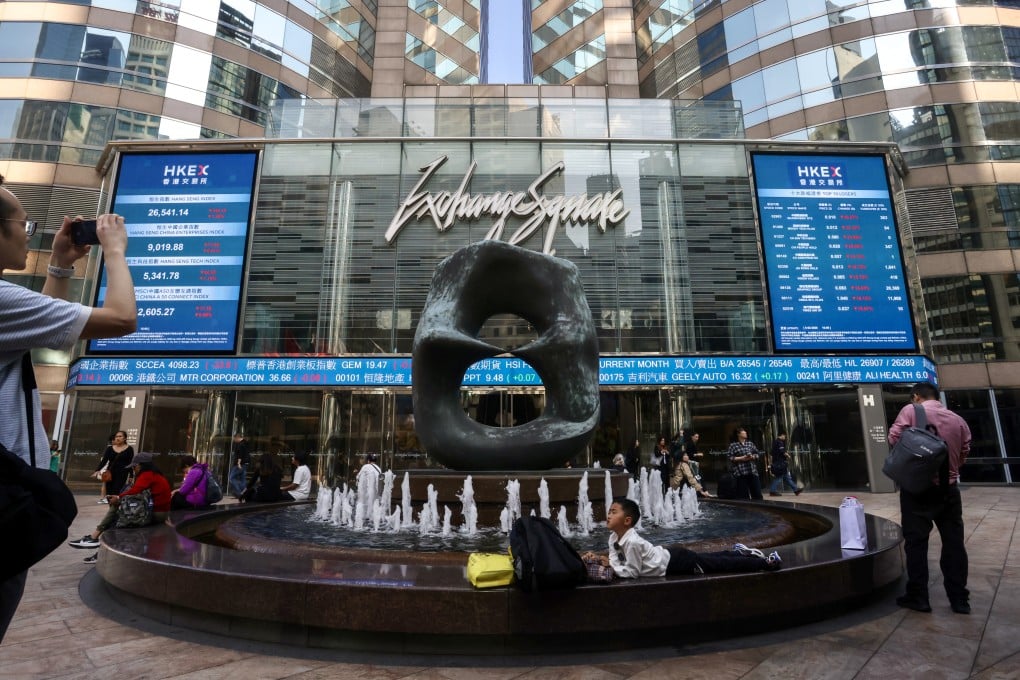 An exterior view of the Hong Kong stock exchange in Central, February 6, 2026. Photo: Jonathan Wong