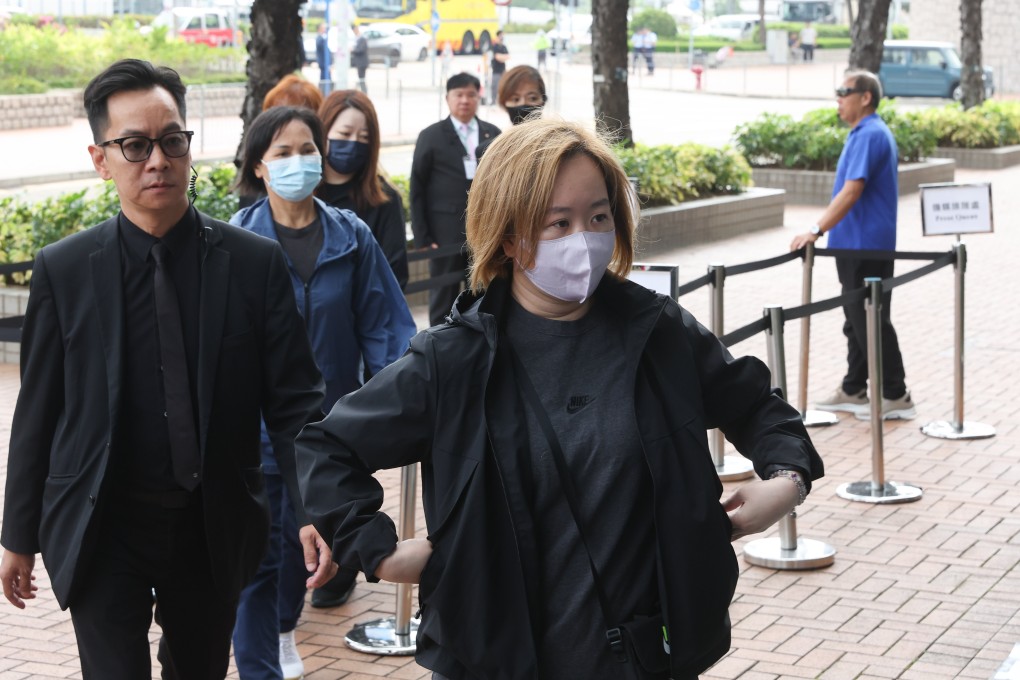 ISS EastPoint clerk Lok Sin-ying (right) testified on Tuesday. Photo: Edmond So