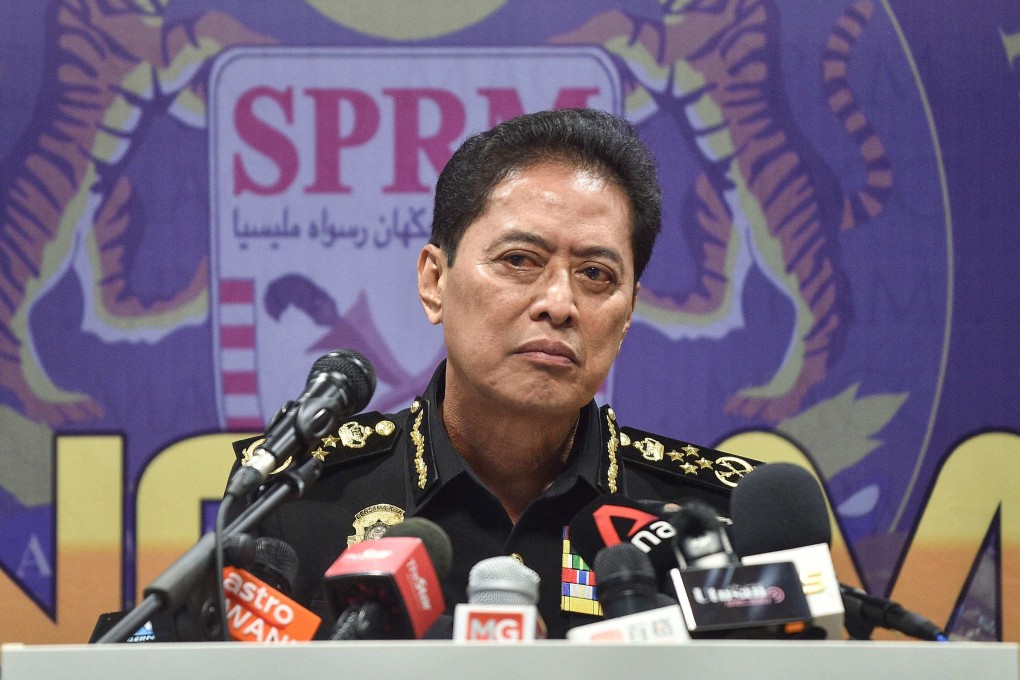 Malaysia’s Anti-Corruption Commission (MACC) chief commissioner Azam Baki during a press conference on March 4. Photo: AFP