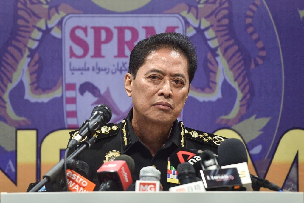 Malaysia’s Anti-Corruption Commission (MACC) chief commissioner Azam Baki during a press conference on March 4. Photo: AFP