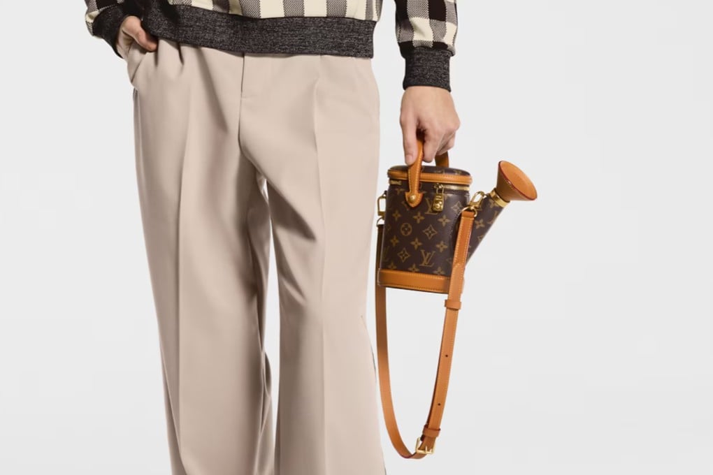 Louis Vuitton’s watering can bag sprinkles novelty on luxury. Photo: Handout