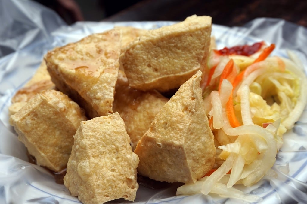 A plate of stinky tofu. The street food popular in mainland China, Hong Kong and Taiwan is prized for its distinct, potent stench - but for some, the smell is simply too much. Photo: Shutterstock
