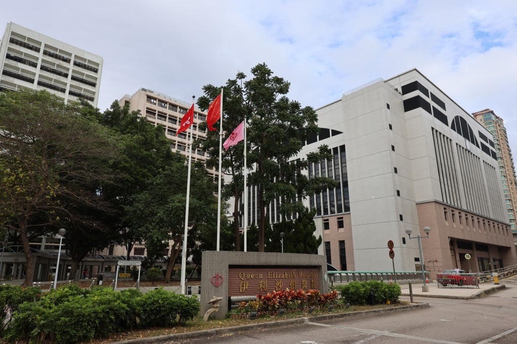 The man was taken to Queen Elizabeth Hospital for treatment. Photo: Jelly Tse