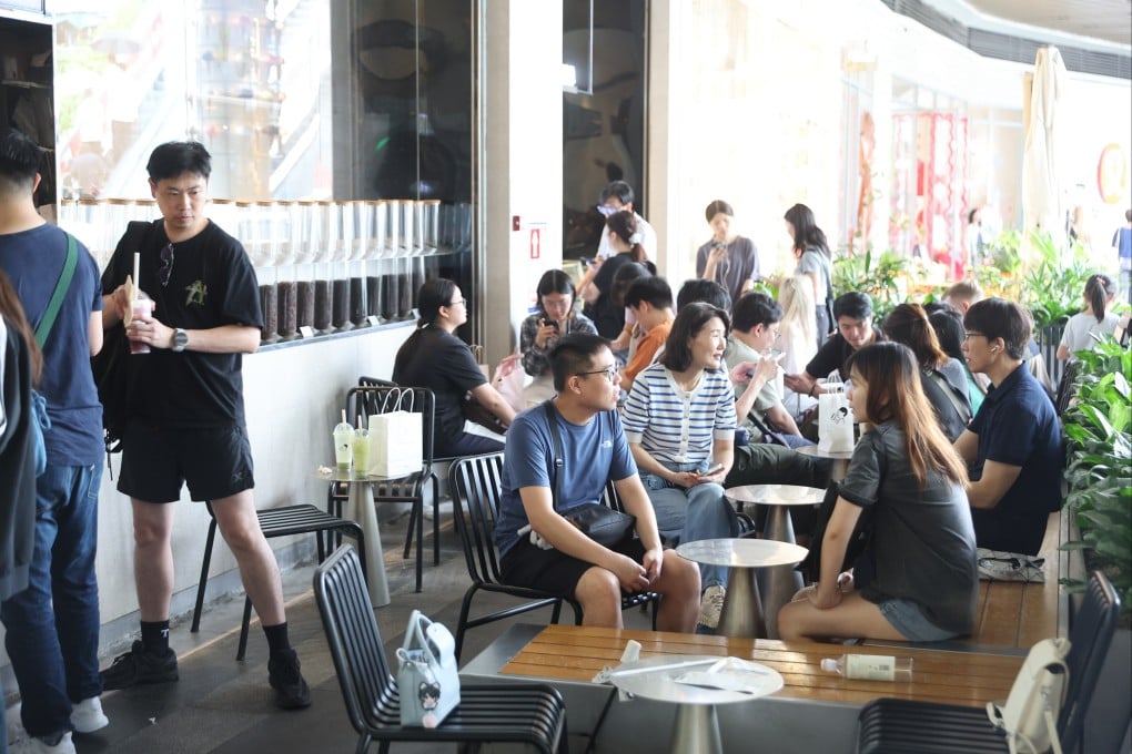 People at Coco Park shopping centre in Shenzhen. Photo: Edmond So