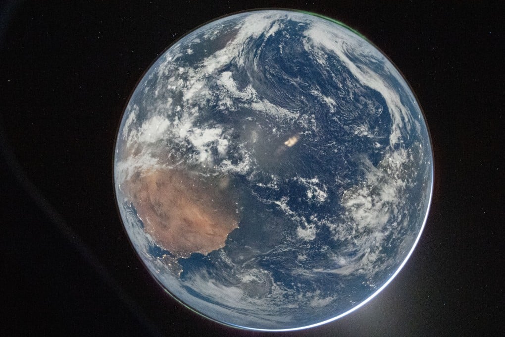 A spectacular photo of Earth taken by Artemis II commander Reid Wiseman through the capsule window. Photo: Handout