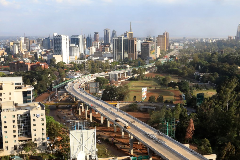 A section of the Chinese-built Nairobi Expressway in Nairobi, Kenya. Photo: Xinhua