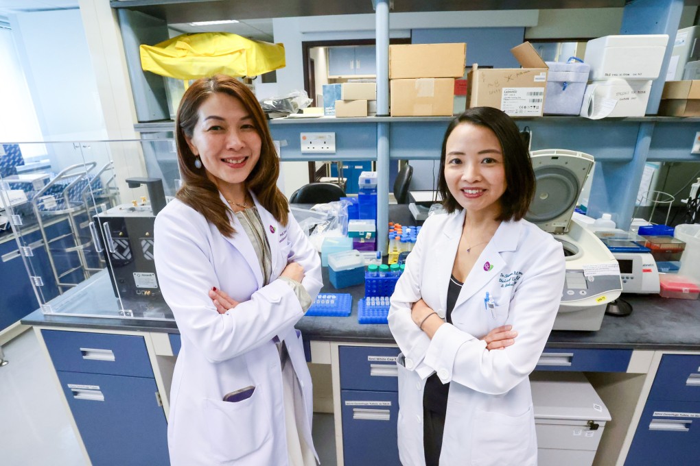 Wise convenor Siew Ng (left) with the academy’s ambassador Shannon Chan at the Prince of Wales Hospital in Sha Tin. Photo: Jonathan Wong