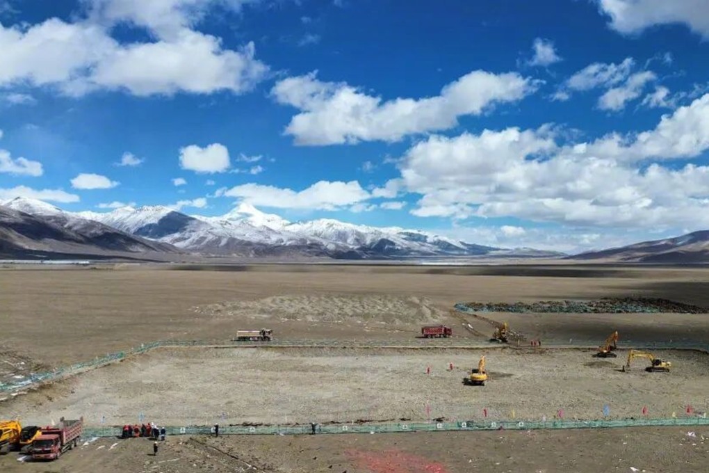 China has broken ground on a 50-megawatt concentrated solar power plant in Tibet at an altitude of 4,550 metres (14,900 feet), making it the world’s highest-altitude parabolic trough solar thermal facility.  Photo: handout