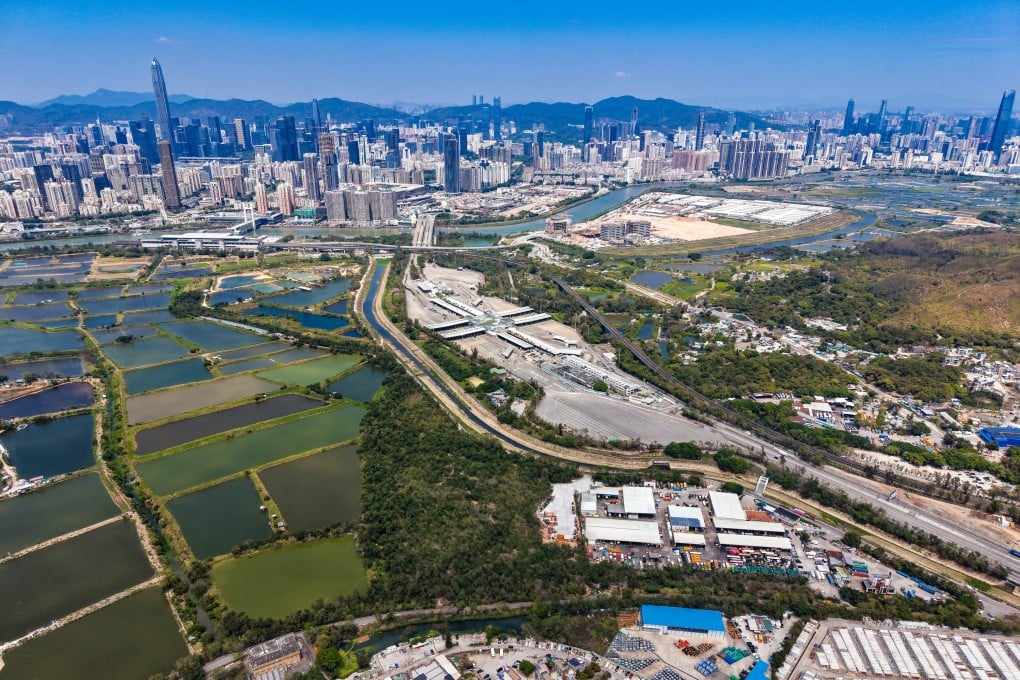 A panoramic view of the San Tin Technopole and the Hong Kong-Shenzhen Innovation and Technology Park in the Northern Metropolis. Photo: Eugene Lee