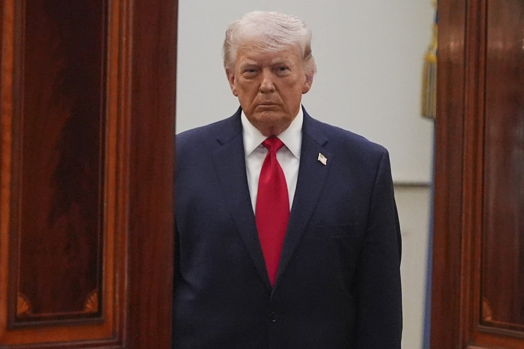 US President Donald Trump prepares to speak about the war on Iran at the White House in Washington on April 1. Photo: AP