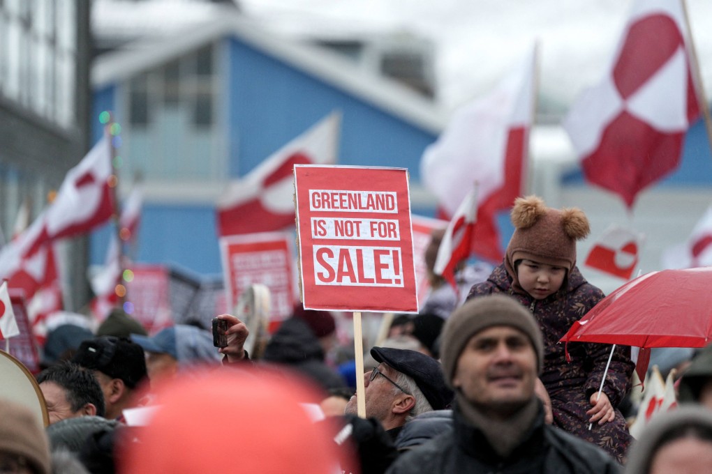 A demonstration against US President Donald Trump’s plans to acquire Greenland, in the capital Nuuk on January 17. Photo: AFP