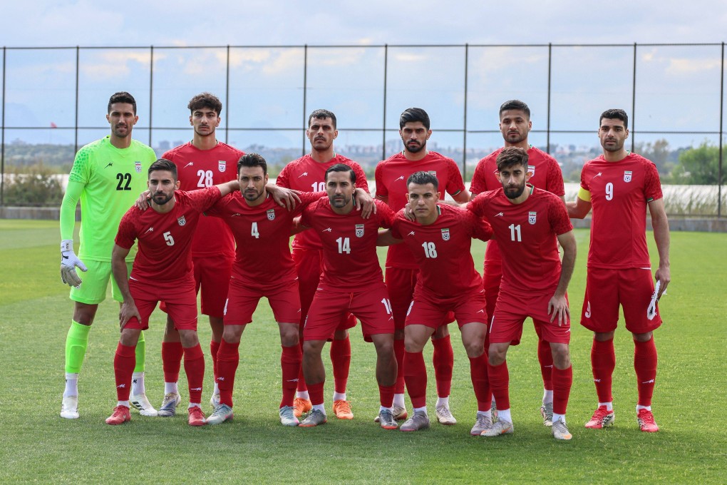 Iran’s national team before their 5-0 win over Costa Rica in a friendly in Antalya, Turkey last week. Photo: AFP