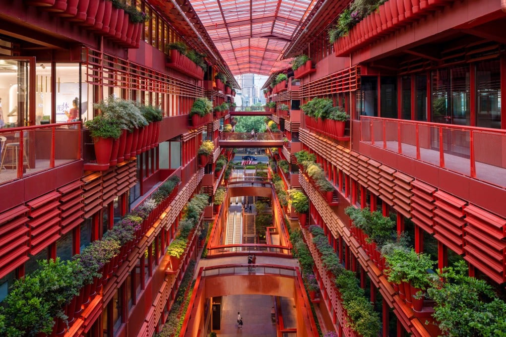 Stephen Buckle, from Aspect, a global landscape architecture company, says that the most successful way to strike a balance between commercial and design aspirations is to make ecologically minded greening the focal point of any project, including this, The Roof, a Shanghai lifestyle complex, designed in collaboration with French architect Jean Nouvel. Photo: Courtesy Aspect