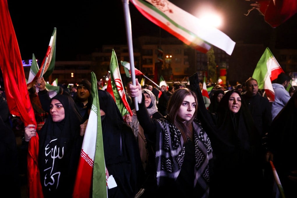 People gather in Tehran on April 8 after a two-week ceasefire in the Iran war was announced. Photo: West Asia News Agency via Reuters
