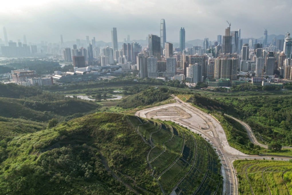 Development of the Northern Metropolis near the border with mainland China is a key scheme. Photo: Dickson Lee