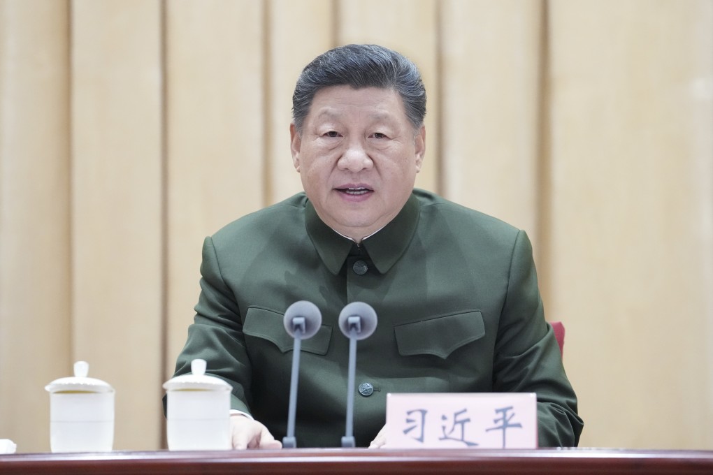 President Xi Jinping addresses the training session for high-ranking Chinese military officials in Beijing on Wednesday. Photo: Xinhua