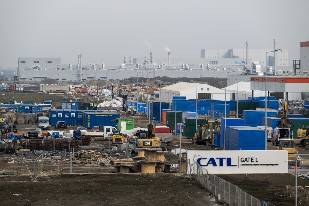 CATL’s battery factory in Debrecen, Hungary. Photo: Reuters