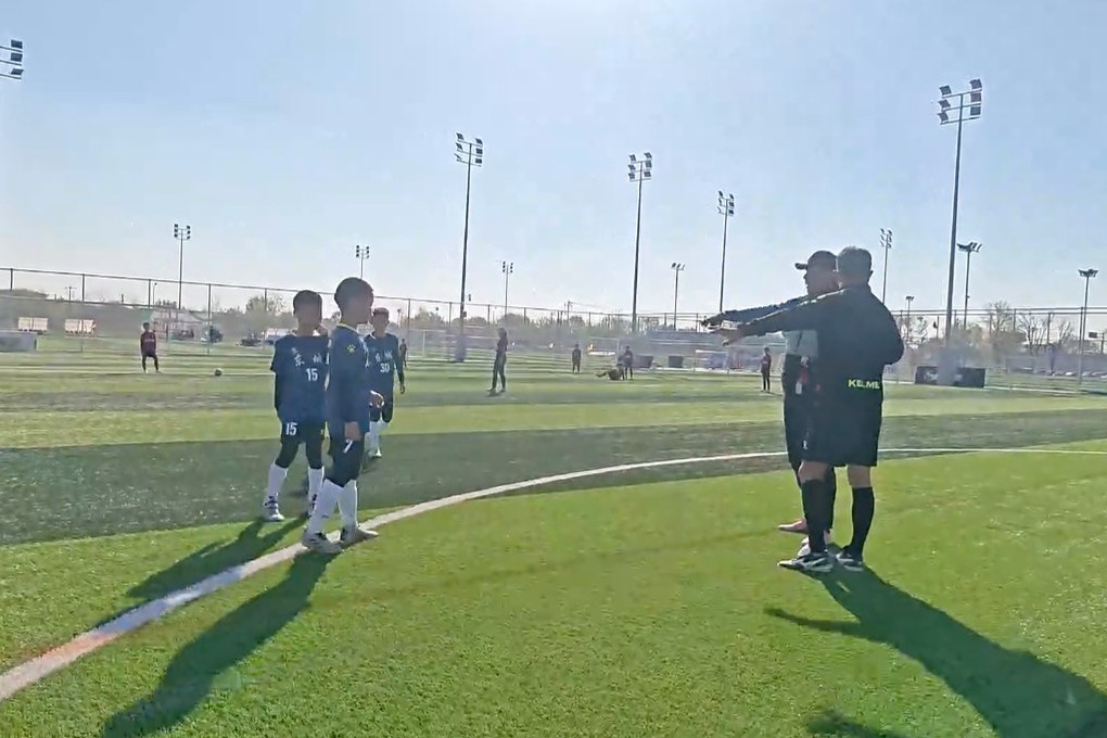 The China Youth Football League clash between Dongcheng Sports School 16 Orange and Kickers Lan has sparked allegations of match-fixing. Photo: Handout