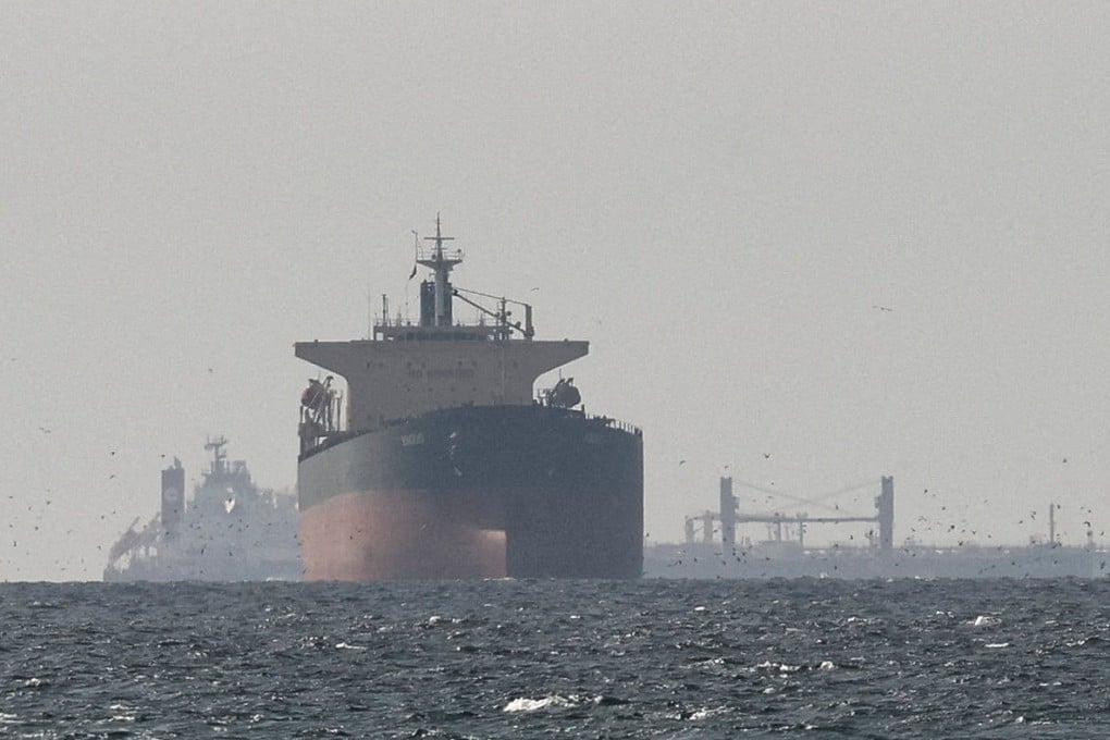 Tankers sail in the Gulf, near the Strait of Hormuz, as seen from northern Ras al-Khaimah, near the border with Oman’s Musandam governance, on March 11. Photo: Reuters