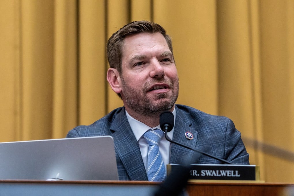 US congressman Eric Swalwell speaks during a House Judiciary Committee hearing in Washington in June 2024. Photo: Reuters