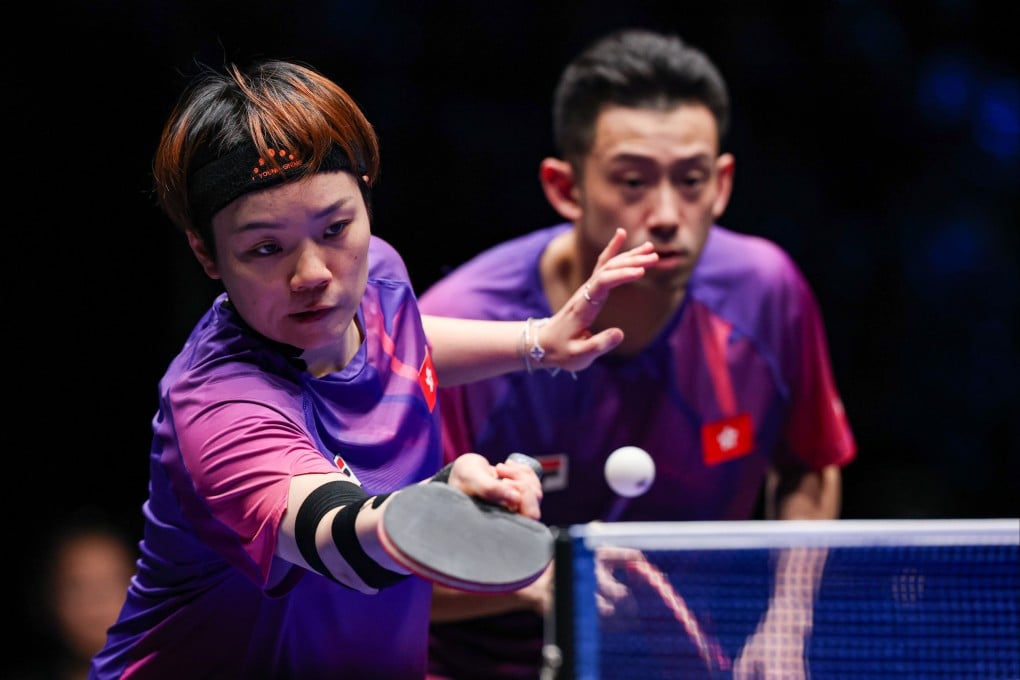 Hong Kong’s Doo Hoi-kem and Wong Chun-ting lost in the mixed doubles final to China’s Shi Xunyao and Huang Youzheng at Taiyuan Binhe Sports Centre on Saturday. Photo: Getty Images