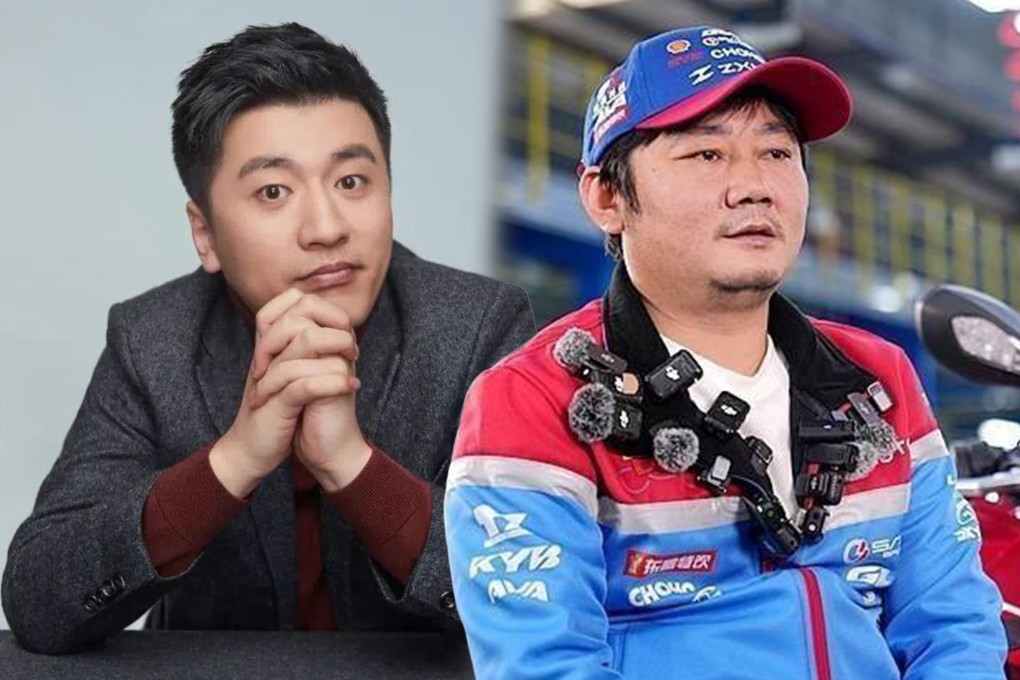 The founder of ZXMOTO, Zhang Xue, right, and the late education innovator Zhang Xuefeng are inspiring an entire generation in vastly different ways. Photo: SCMP composite/Weibo/Sohu