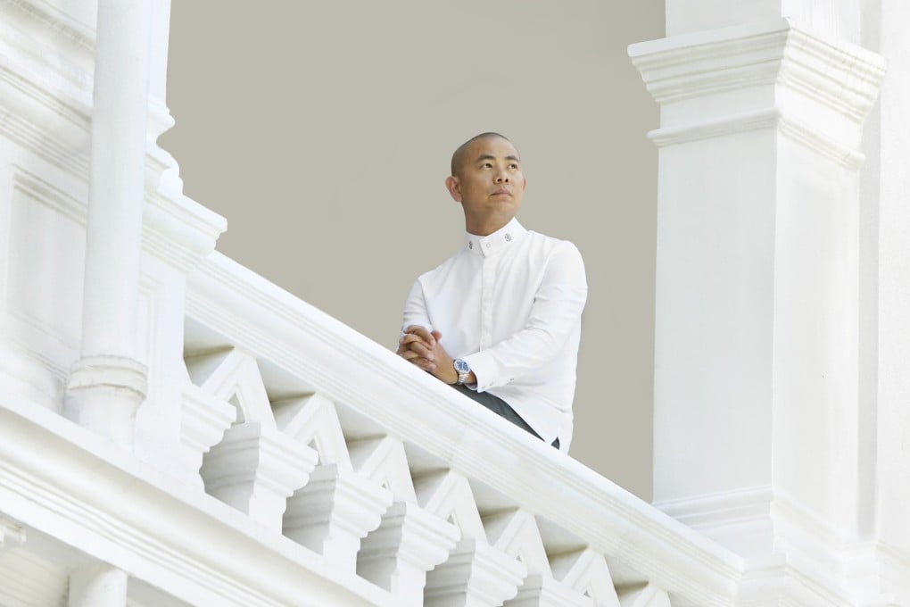 Taiwanese chef André Chiang at Raffles Singapore, where his new restaurant 1887 by André serves dishes dedicated to the storied hotel’s history. Photo: 1887 by André