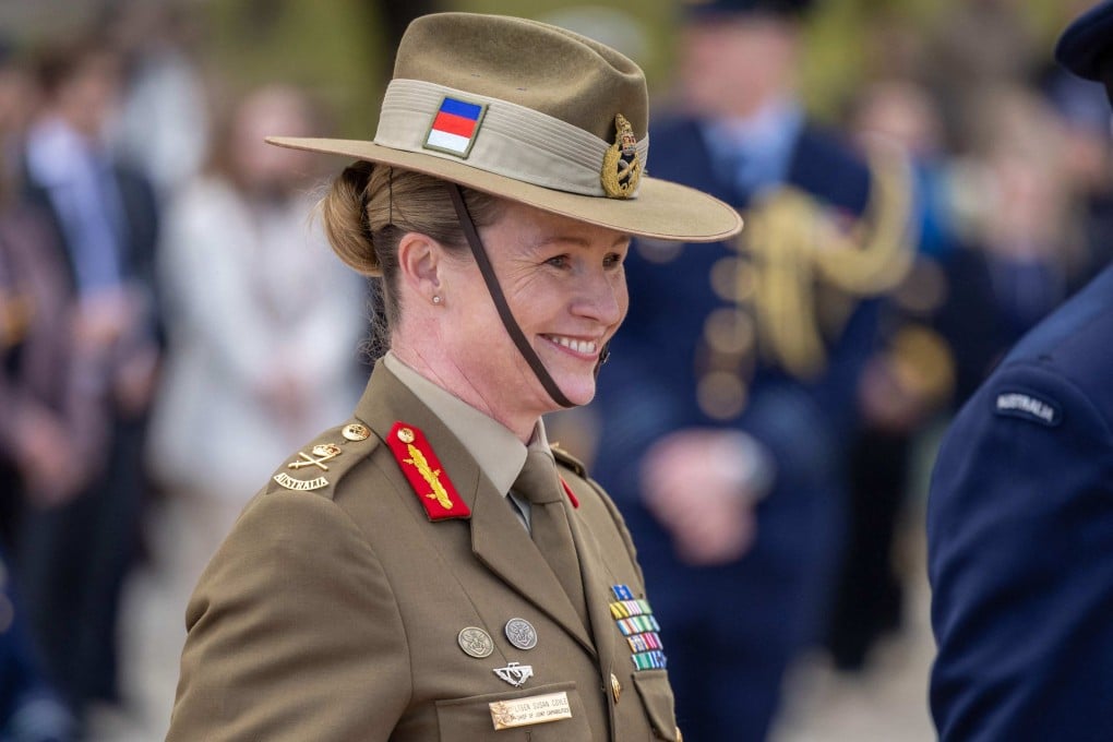 Lieutenant General Susan Coyle at an official event in Canberra, Australia, in 2024. Photo: Australian Defence Force/AFP