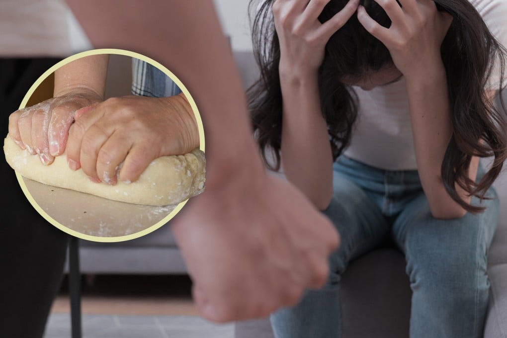 A Chinese noodle restaurant sparked public outrage after displaying a slogan that condoned domestic violence, shocking many that such an outdated phrase is still used publicly today. Photo: SCMP composite/Shutterstock