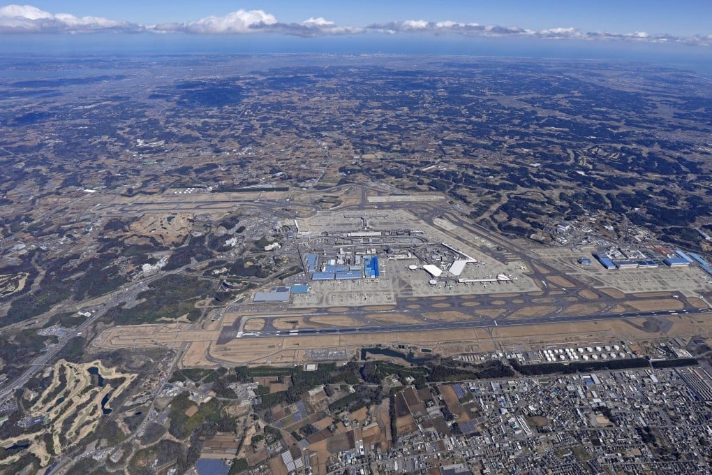 Runways at Narita International Airport in Japan’s Chiba prefecture in 2024. Photo: Kyodo