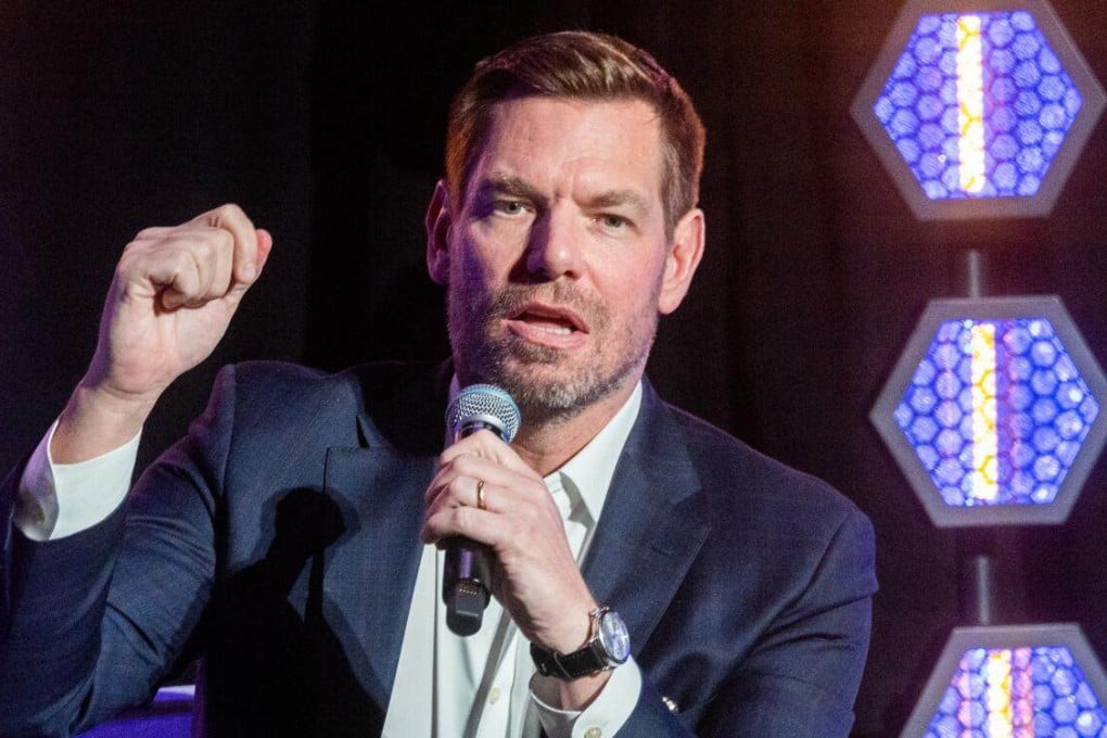 Once a leading candidate for California governor, Eric Swalwell suspended his campaign and then announced he would resign from Congress. Photo TNS