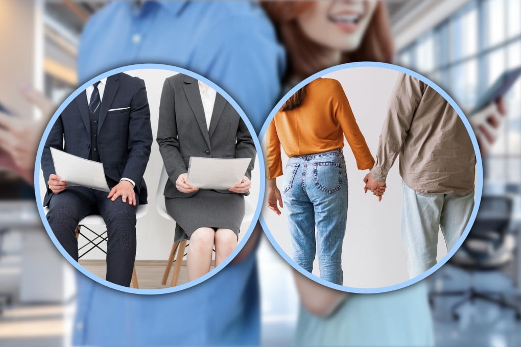 Chinese jobseekers are using dating apps to find work while recruitment platforms have transformed into matchmaking sites for greater reliability. Photo: SCMP composite/Shutterstock