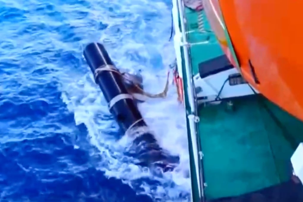 China surveyed more than 20,000 observation points, culminating in a geochemical data set of eastern waters, according to state media. Photo: CCTV