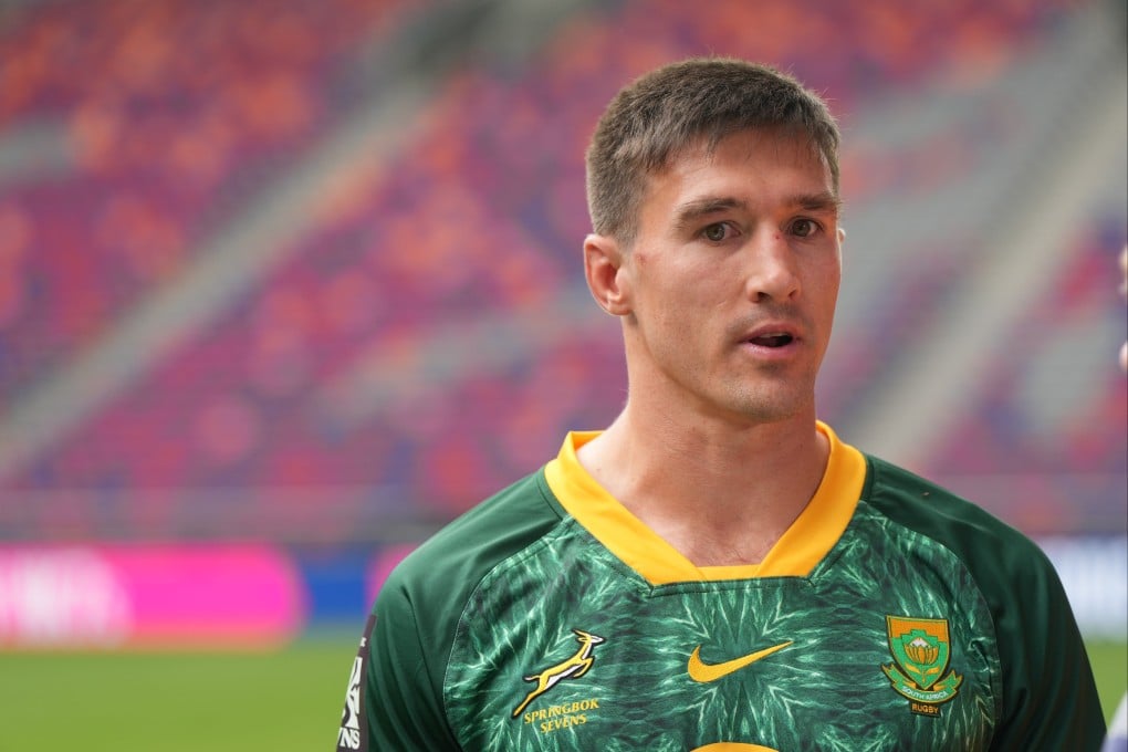 South Africa captain Impi Visser is poised to win his 51st cap at the Cathay/HSBC Hong Kong Sevens: Photo: Sam Tsang