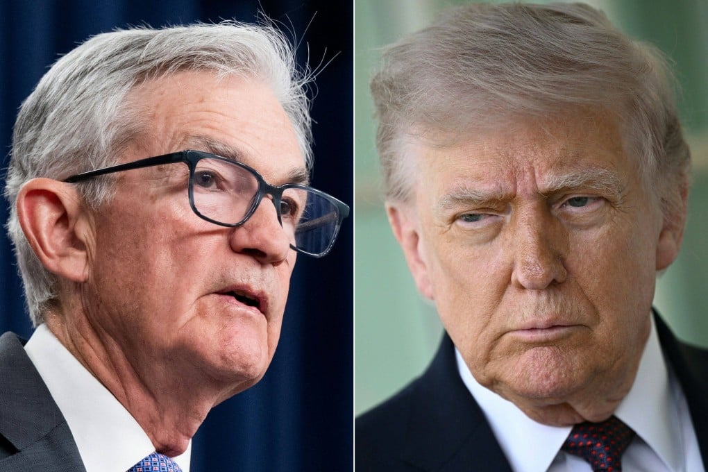 A combination of pictures shows US Federal Reserve Board Chairman Jerome Powell (left) and President Donald Trump. Photo: AFP