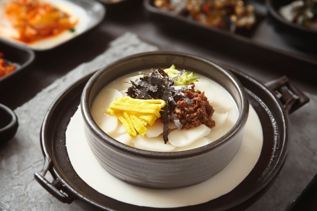 “Tteokguk”, a soupy dish made with sliced rice cake, is commonly eaten to mark the new year in South Korea. Photo: Shutterstock