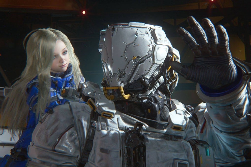 A screen grab from Pragmata. The video game, released early to coincide with the successful Artemis II moon mission, is is available on PC, PlayStation 5, Xbox Series X/S and Switch 2. Photo: Capcom/dpa