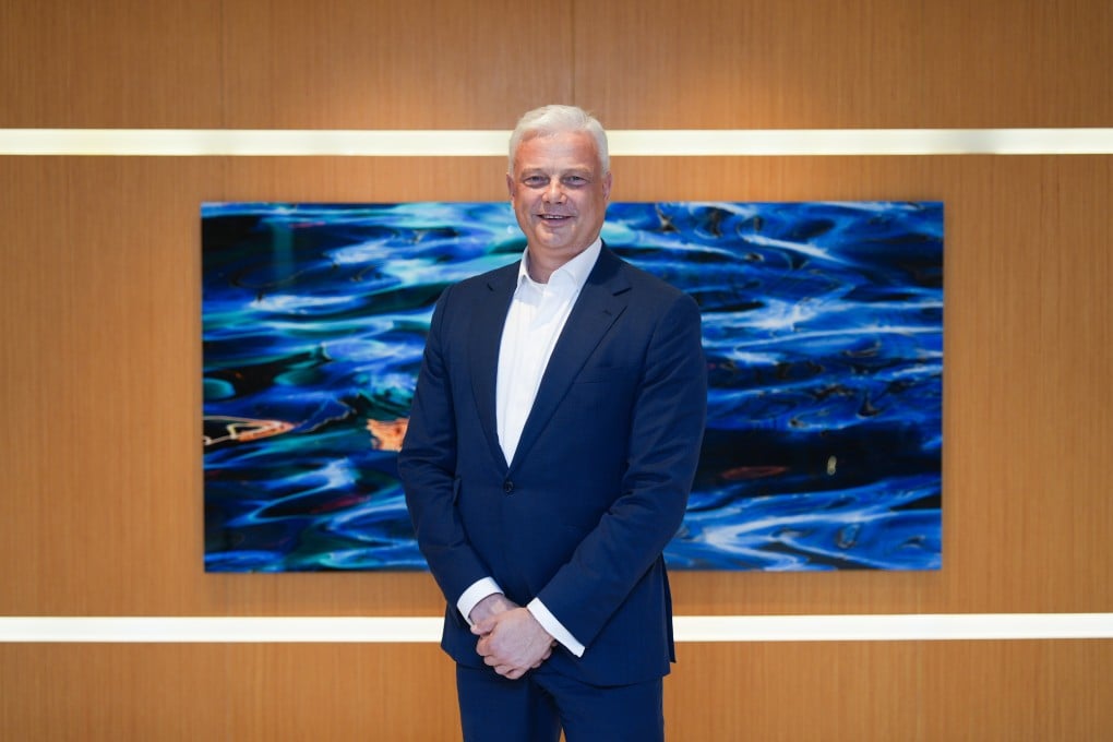 Schroders Group CEO Richard Oldfield at the company’s Hong Kong office in Admiralty on April 15. Photo: Eugene Lee
