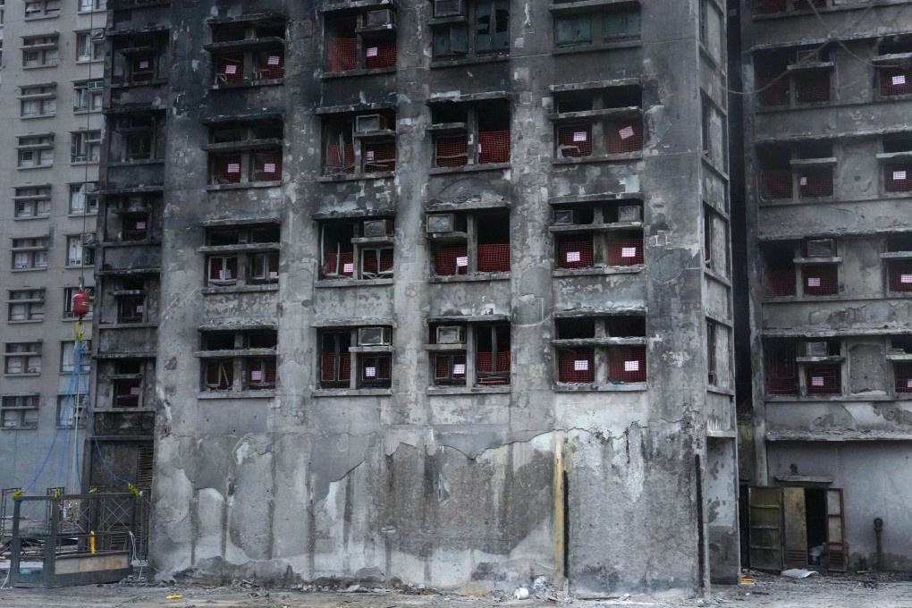 The catastrophic fire at Tai Po’s Wang Fuk Court claimed 168 lives and destroyed all but one of the estate’s eight buildings. Photo: Jelly Tse