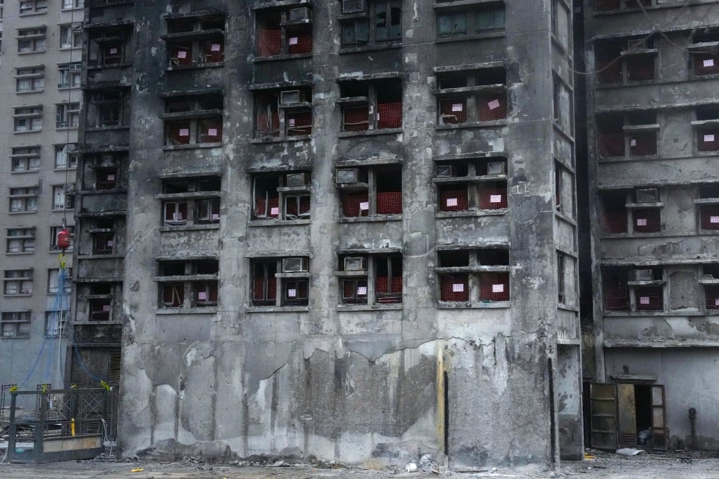 The catastrophic fire at Tai Po’s Wang Fuk Court claimed 168 lives and destroyed all but one of the estate’s eight buildings. Photo: Jelly Tse