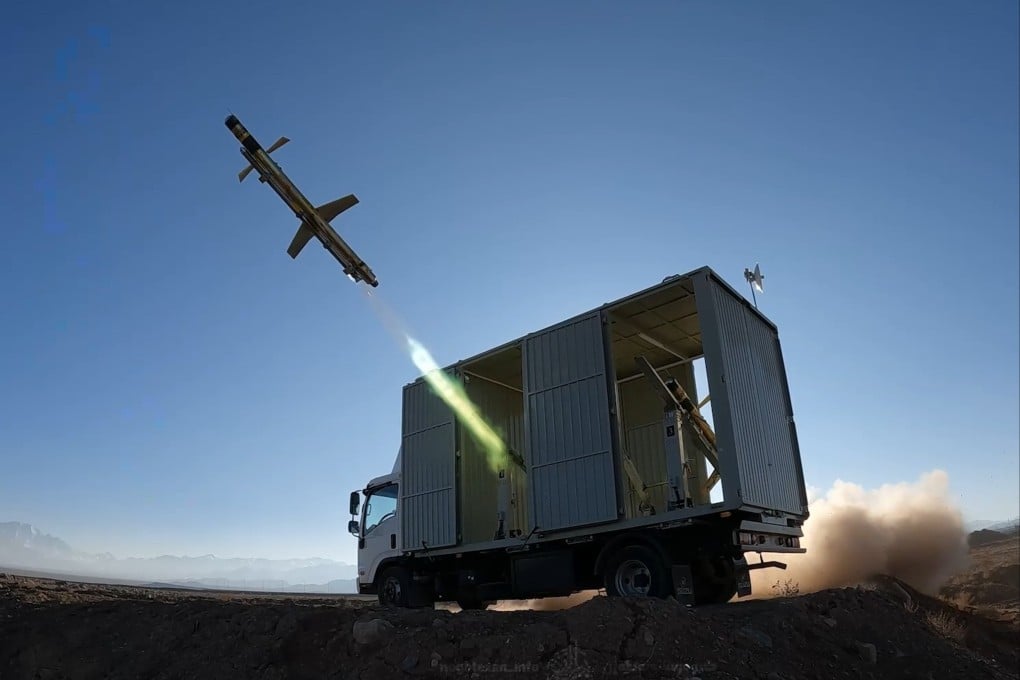 The 358 missile, also known as the SA-67, weighs about 50kg (110lbs) and employs an infrared seeker for target guidance. Photo: Handout