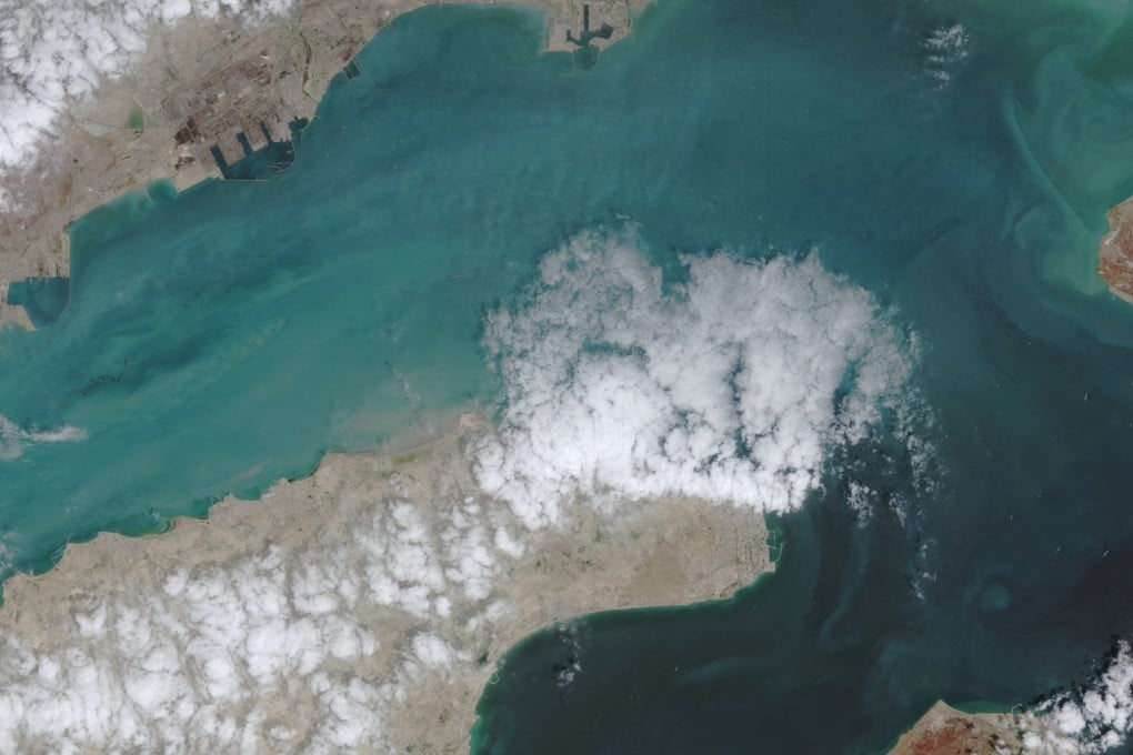 The closure of the Strait of Hormuz seems to be a tactic by Iran to gain leverage in future talks with the United States. Photo: EU/Coperniucus Sentinal-2 via Reuters