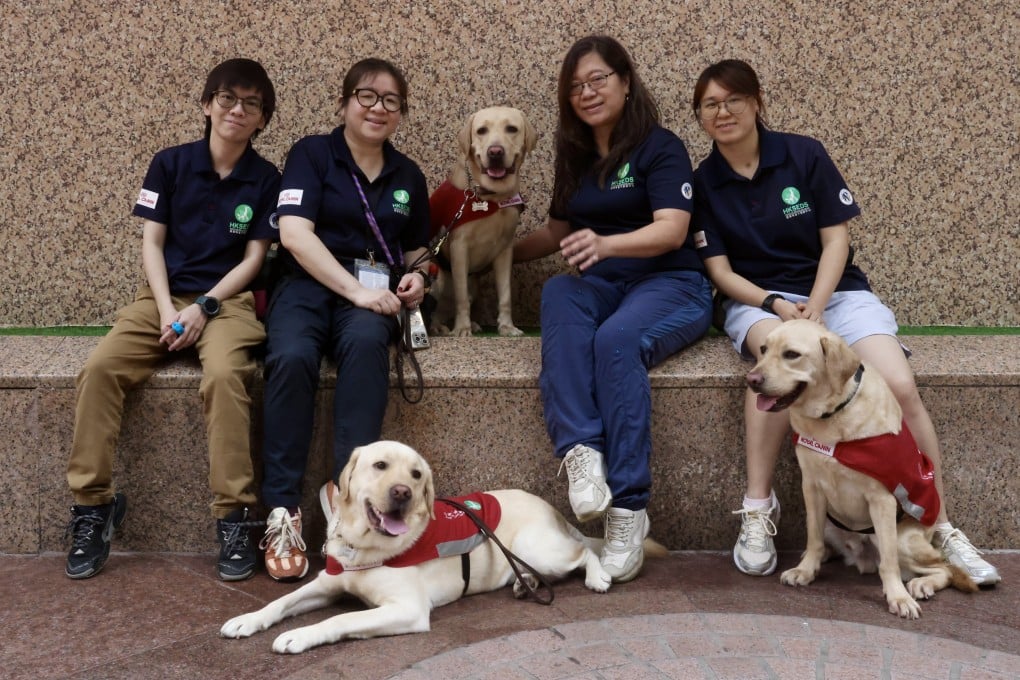 The number of canines still lags far behind demand, according to Hong Kong Seeing Eye Dog Services. Photo: Jonathan Wong