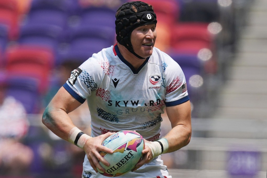 Ryan Santos achieving his dream of playing at the Cathay/HSBC Hong Kong Sevens for USA. Photo: Elson Li
