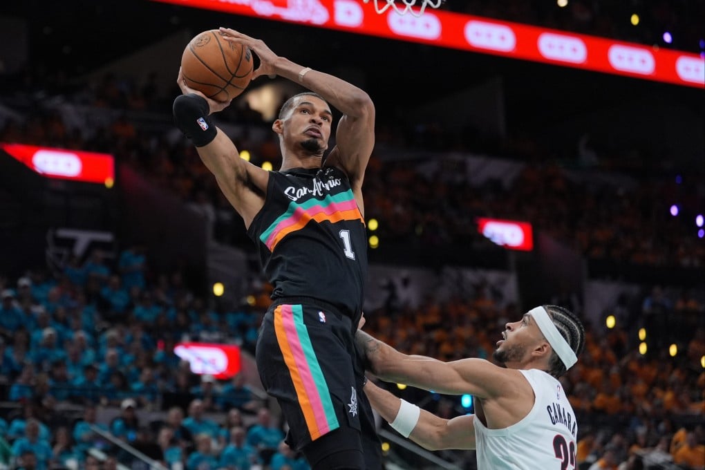 Spurs forward Victor Wembanyama has been the driving force behind San Antonio’s first run to the playoffs since 2019. Photo: AP